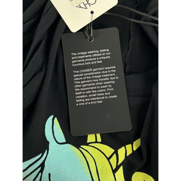 CHASER Girls Tank Tops Sz M/10 Bundle Purple Black Glitter Ice Cream Unicorn - Picture 14 of 16